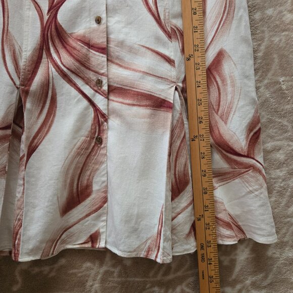 RW&Co Sleeveless Linen‑Blend Shirt Dress - Size M - Picture 8 of 8